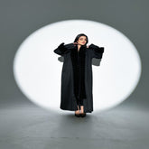 عباية بالطو بالفرو